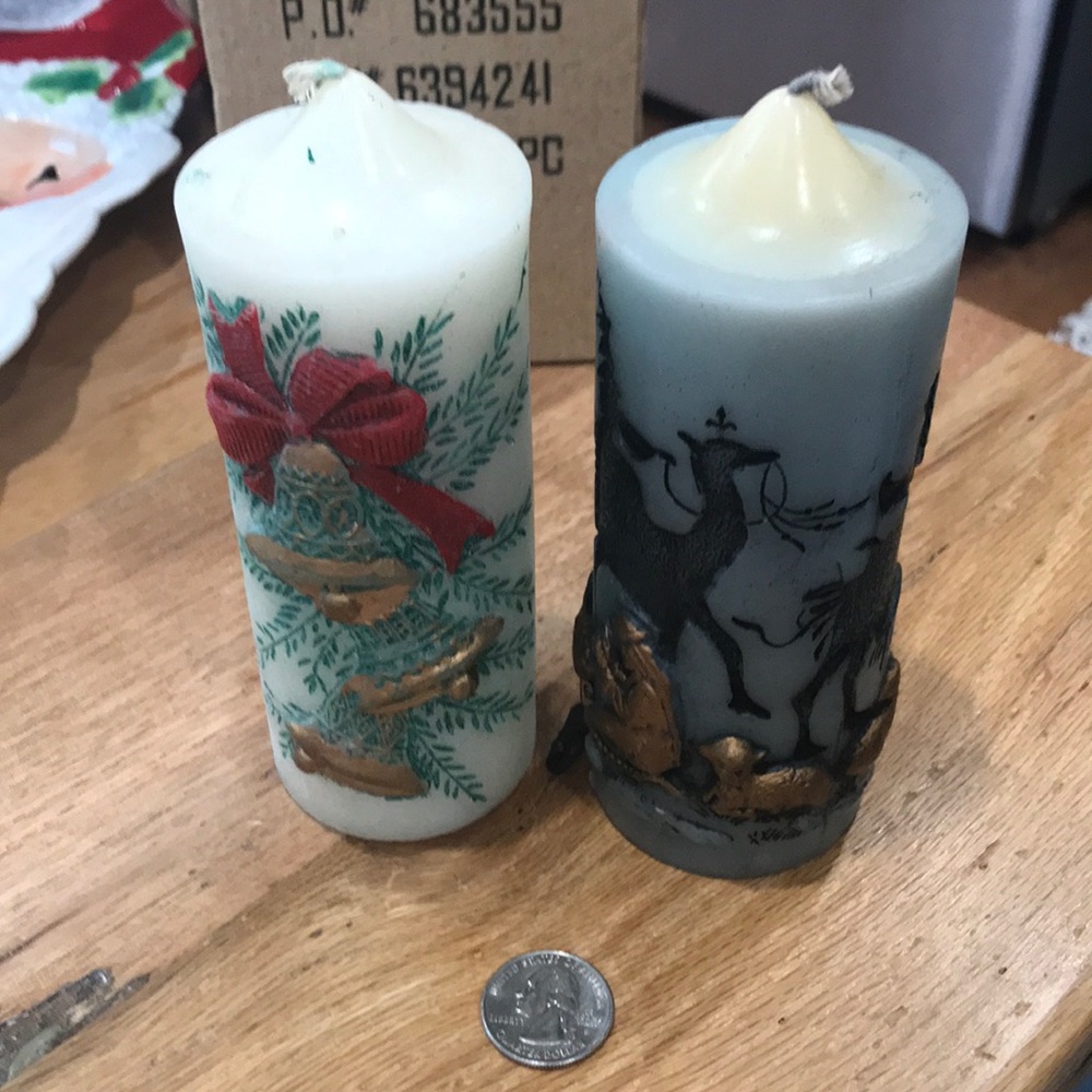 Holiday Elegance candle set collection Christmas